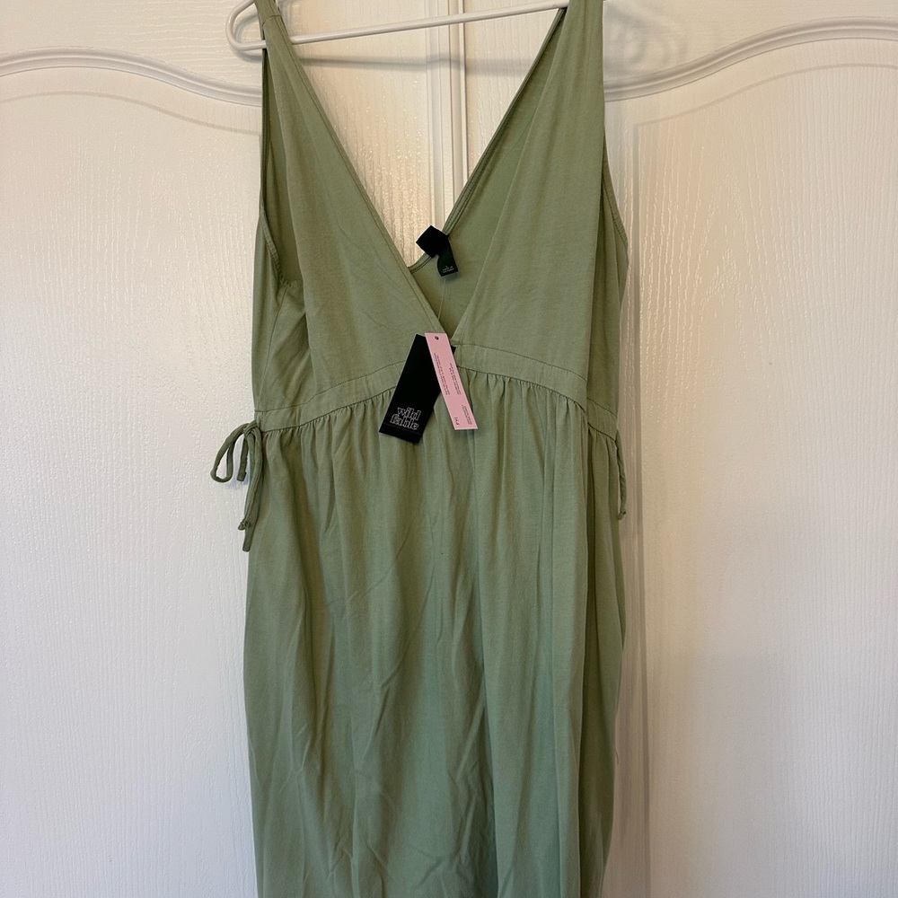 Target Olive Strapless Dress
